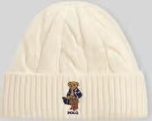 Polo Ralph Lauren Gebreide muts van wolmix model 'F26 BR BEANI'