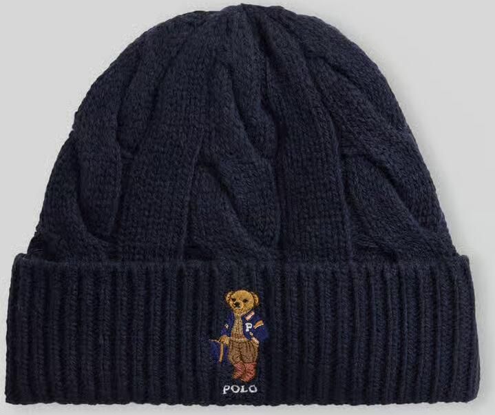Polo Ralph Lauren Gebreide muts van wolmix model 'F26 BR BEANI'
