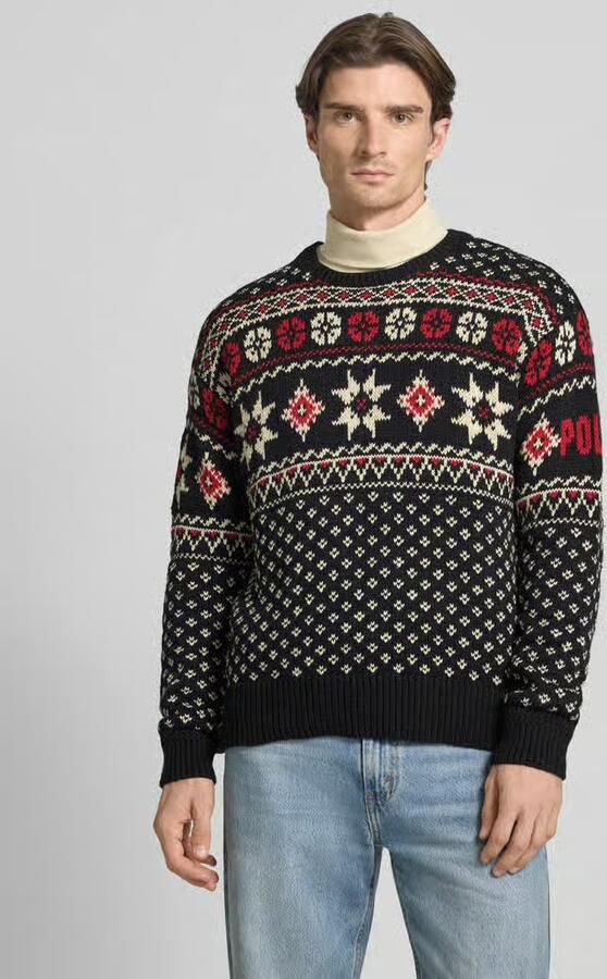 Polo Ralph Lauren Gebreide pullover in all-over look met ronde hals - Foto 2