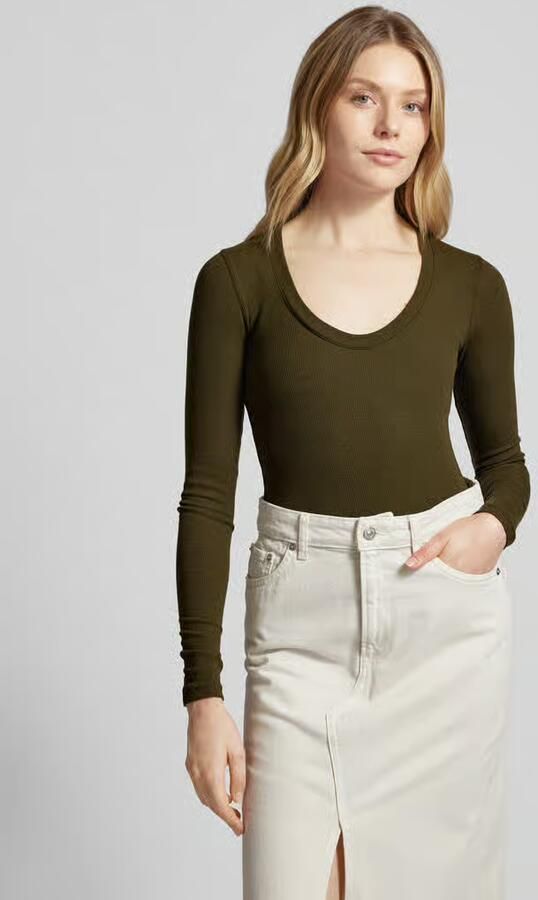 Polo Ralph Lauren Gebreide pullover met geribde ronde hals - Foto 2