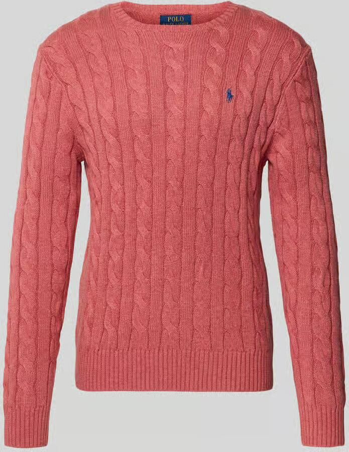 Polo Ralph Lauren Gebreide pullover met labelstitching