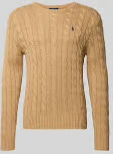 Ralph Lauren Bruine Sweater van Kasjmier en Wol met Iconisch Pony Logo Brown Heren - Foto 8