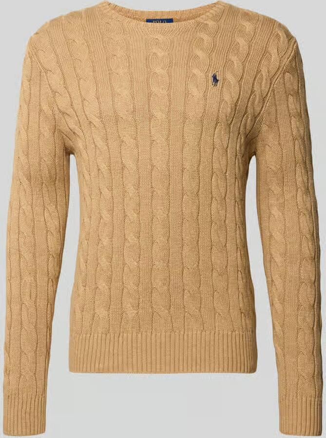 Ralph Lauren Bruine Sweater van Kasjmier en Wol met Iconisch Pony Logo Brown Heren - Foto 2