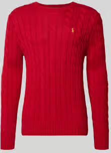 Polo Ralph Lauren Gebreide pullover met labelstitching