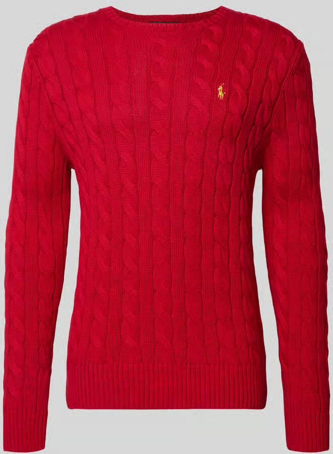 Polo Ralph Lauren Gebreide pullover met labelstitching