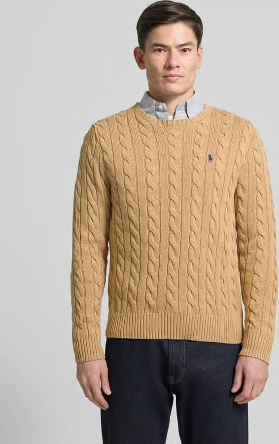 Ralph Lauren Bruine Sweater van Kasjmier en Wol met Iconisch Pony Logo Brown Heren - Foto 7
