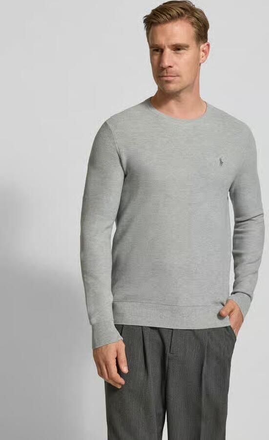 Polo Ralph Lauren Pullover met structuurmotief en labelstitching - Foto 6