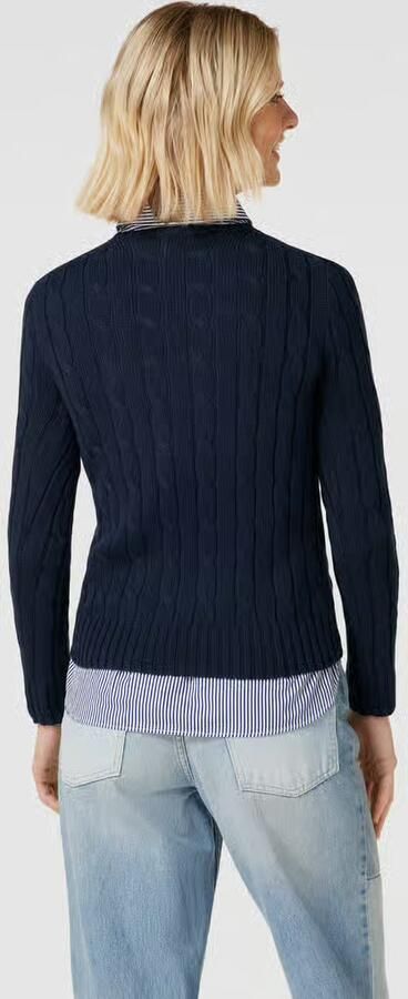Polo Ralph Lauren Gebreide pullover met labelstitching model 'JULIANNA' - Foto 9