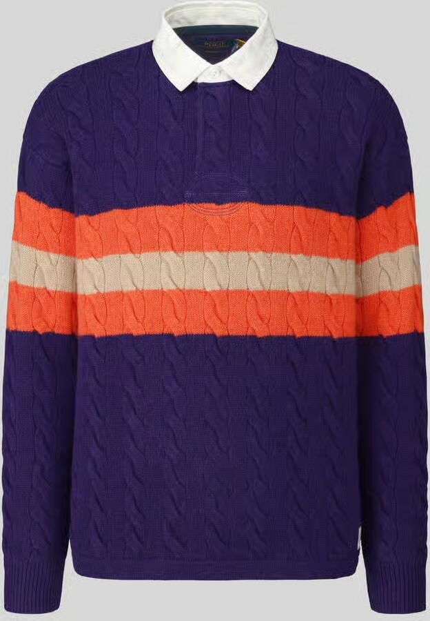 Polo Ralph Lauren Gebreide pullover met overhemdkraag