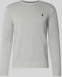 Polo Ralph Lauren Ralph Lauren sweater ronde hals Slim Fit grijs - Foto 6