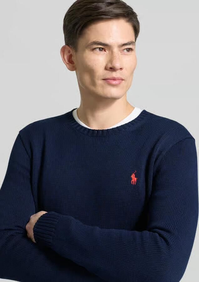 Polo Ralph Lauren Gebreide pullover met labelstitching en ronde hals - Foto 5