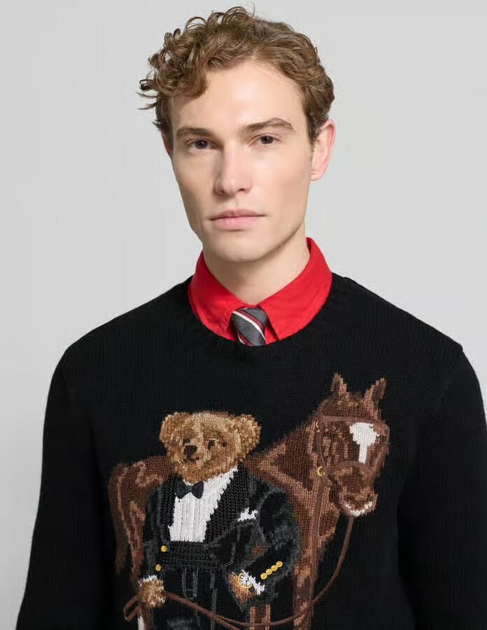 Polo Ralph Lauren Gebreide pullover van wol met motief - Foto 2