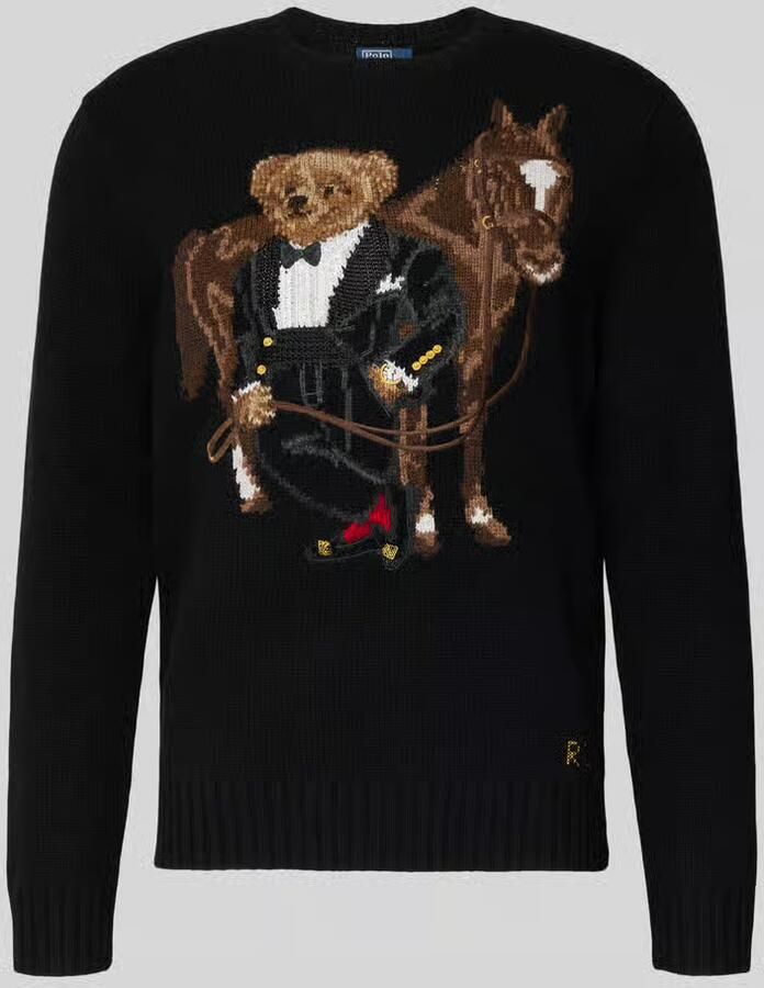 Polo Ralph Lauren Gebreide pullover van wol met motief