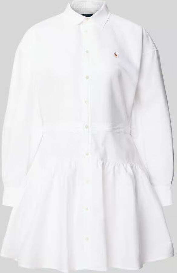 Polo Ralph Lauren Getailleerde blousejurk van puur katoen