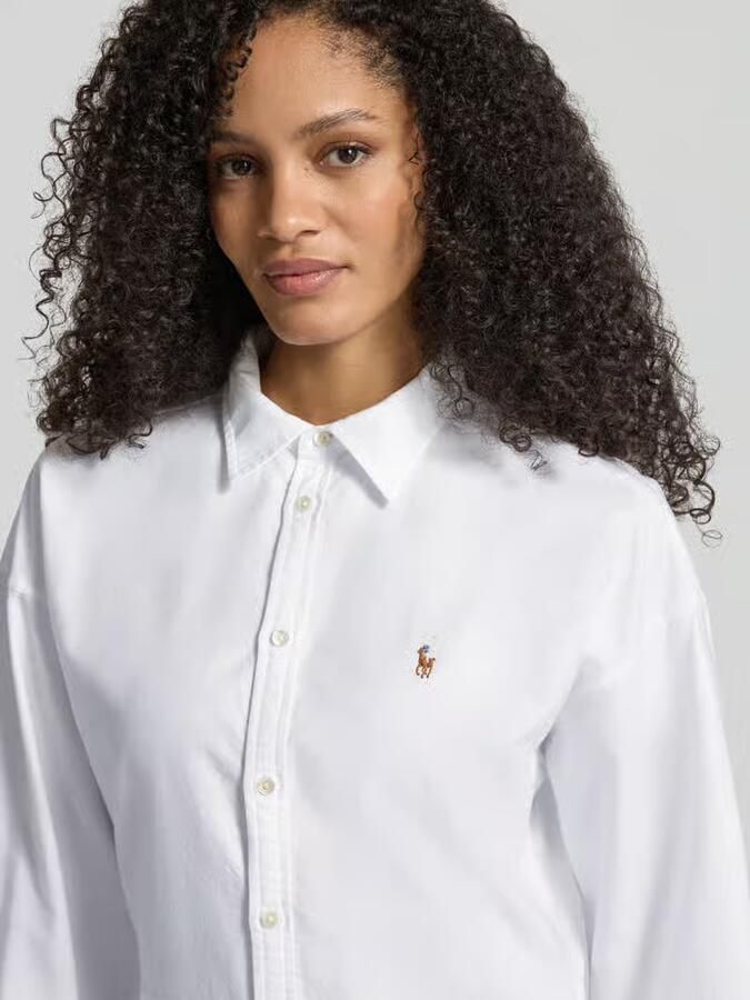 Polo Ralph Lauren Getailleerde blousejurk van puur katoen - Foto 2