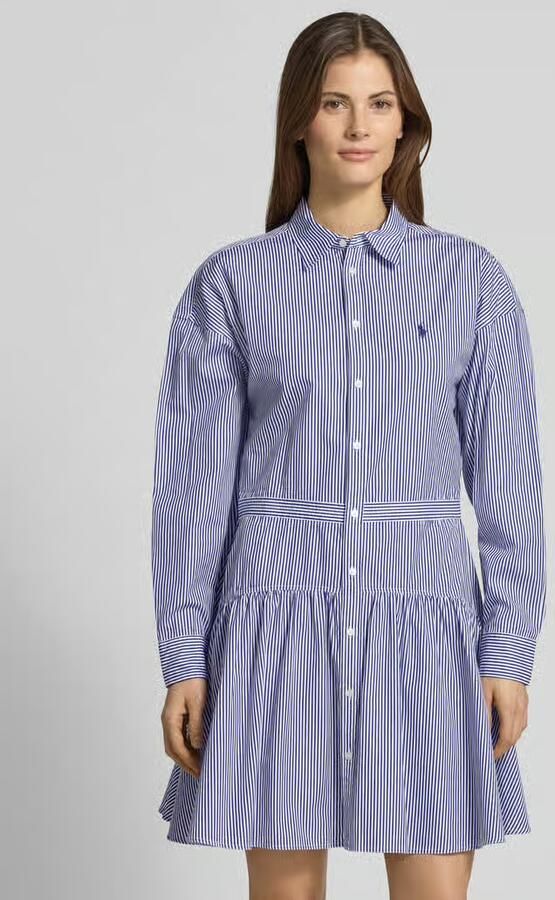 Polo Ralph Lauren Getailleerde blousejurk van puur katoen - Foto 3