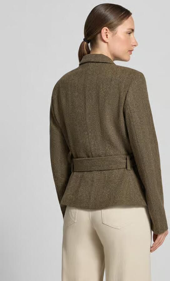 Polo Ralph Lauren Getailleerde korte blazer van wolmix - Foto 3
