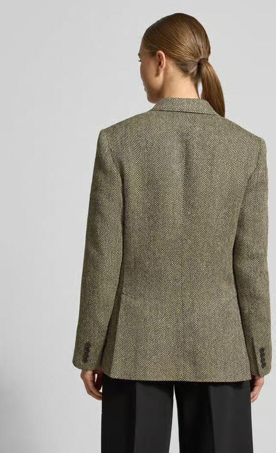 Polo Ralph Lauren Getailleerde longblazer van Mix van linnen en zijde met wol Model 'HERTIAGE' - Foto 3