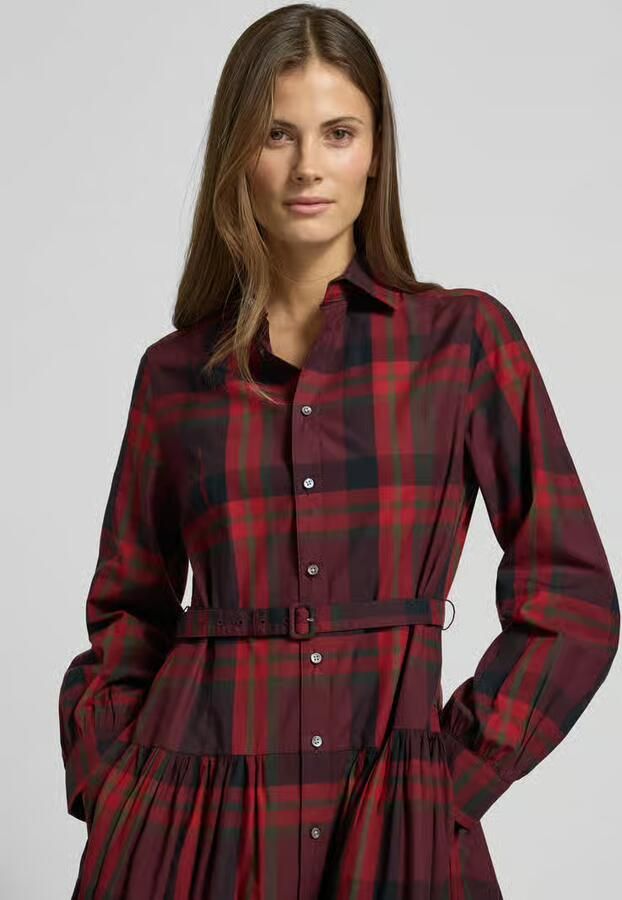 Polo Ralph Lauren Getailleerde polo-jurk van een mix van katoen en modal - Foto 2