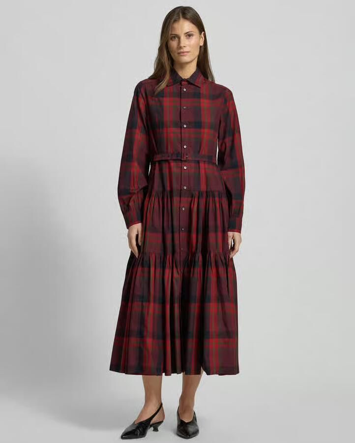 Polo Ralph Lauren Getailleerde polo-jurk van een mix van katoen en modal - Foto 2