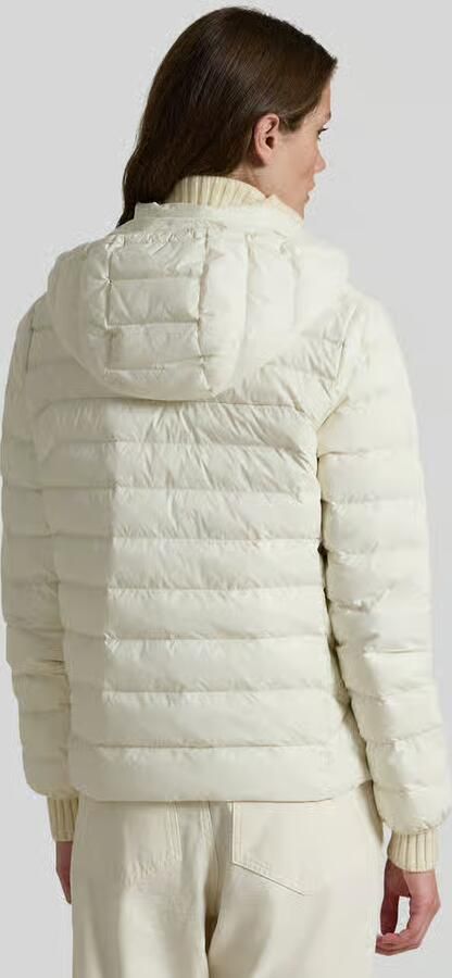 Polo Ralph Lauren Crème Gewatteerde Hoodie Jas White Dames - Foto 3