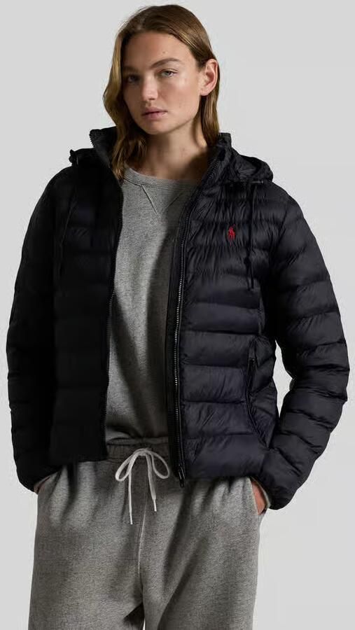 Polo Ralph Lauren Zwarte Gewatteerde Jas voor Vrouwen Black Dames - Foto 4