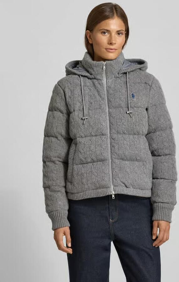 Polo Ralph Lauren Gewatteerd jack van mix van wol en kasjmier - Foto 2