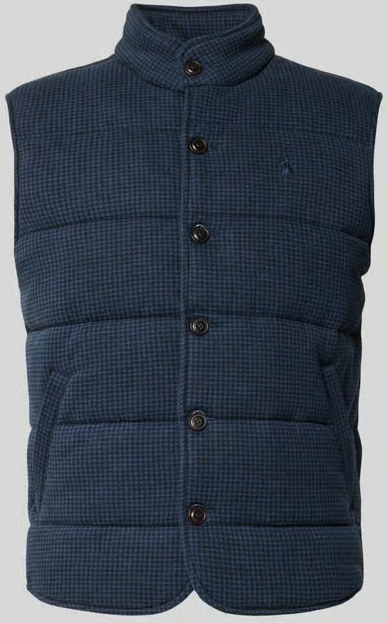 Polo Ralph Lauren Gilet met opstaande kraag en labelstitching