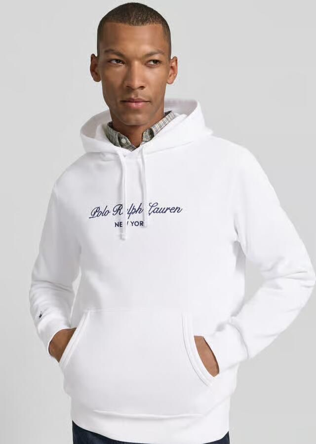 Polo Ralph Lauren hoodie in relaxed fit van katoenmix