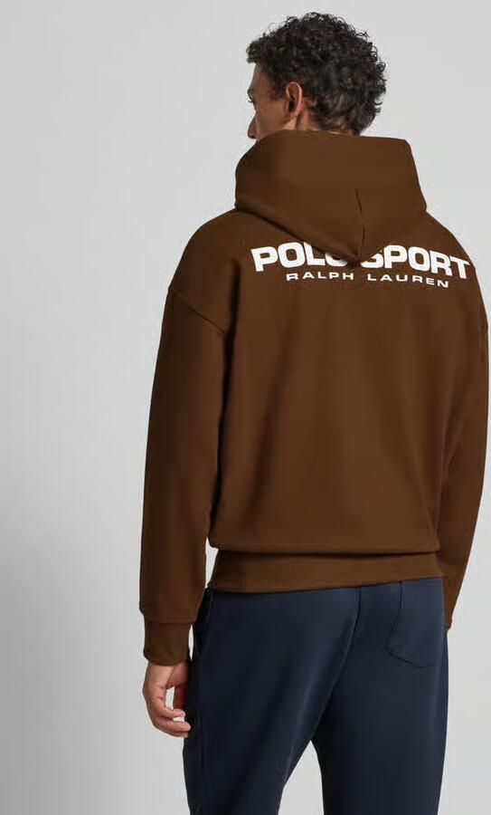 Polo Ralph Lauren Long Sleeve Hoodie Men Hoodies & Sweaters bruin Maat XL Kleding - Foto 4