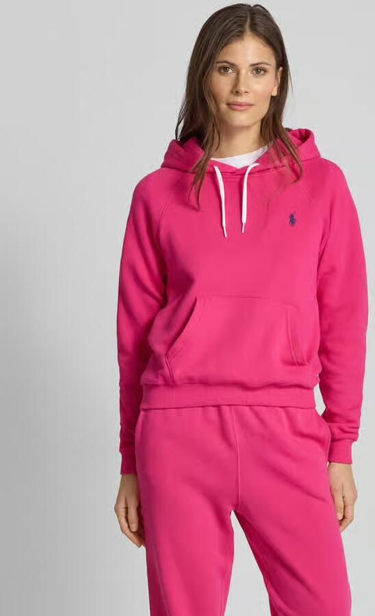 Polo Ralph Lauren Cyclamen Sweatshirt met Capuchon en Logo Pink Dames - Foto 8