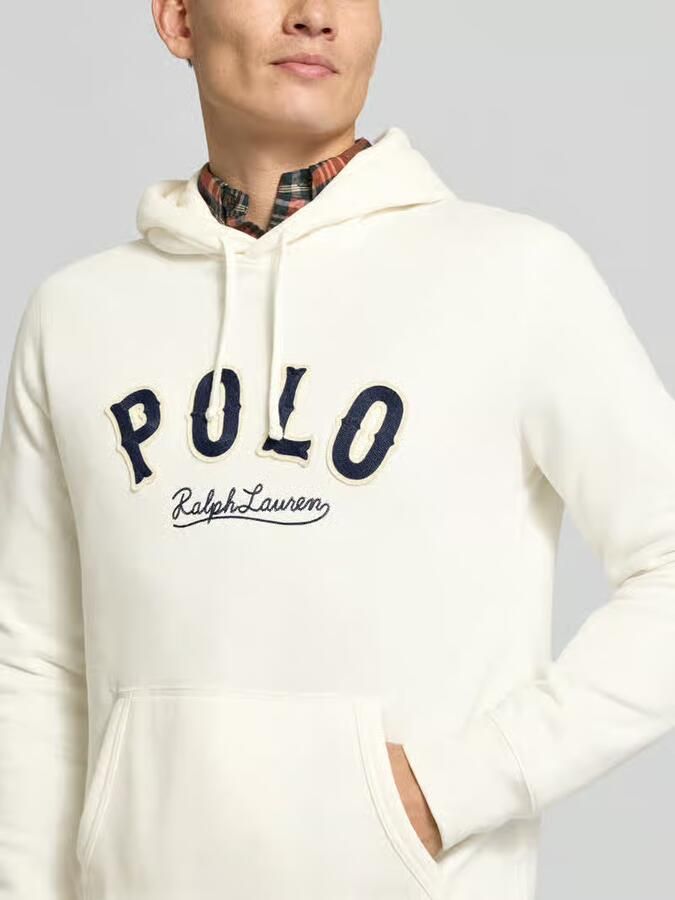 Polo Ralph Lauren Hoodie met labelstitching en kangoeroezak - Foto 2