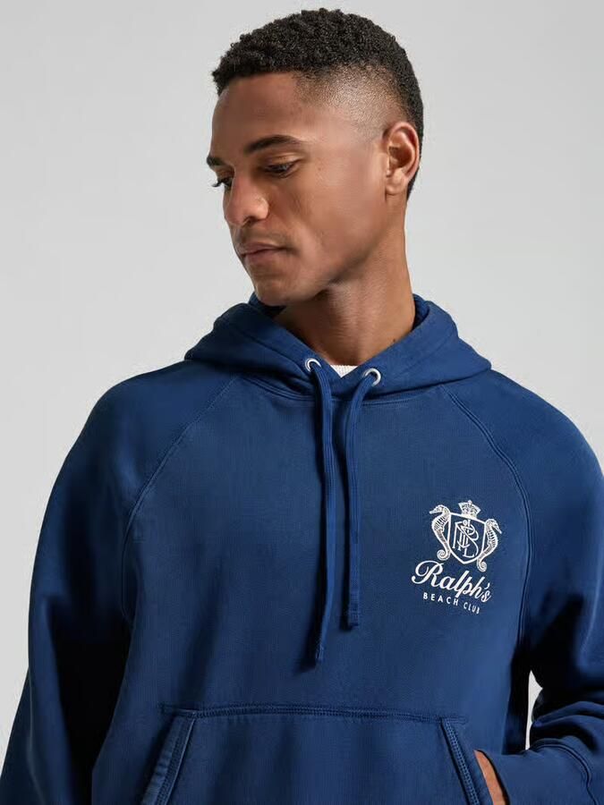 Polo Ralph Lauren Hoodie met vintage fit van katoenmix