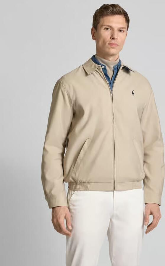 Polo Ralph Lauren Windbreaker met platte kraag en labelstitching - Foto 3
