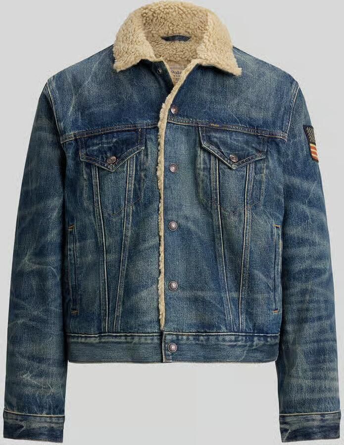 Polo Ralph Lauren Spijkerjack DENIM JACK MET SHERPA VOERING