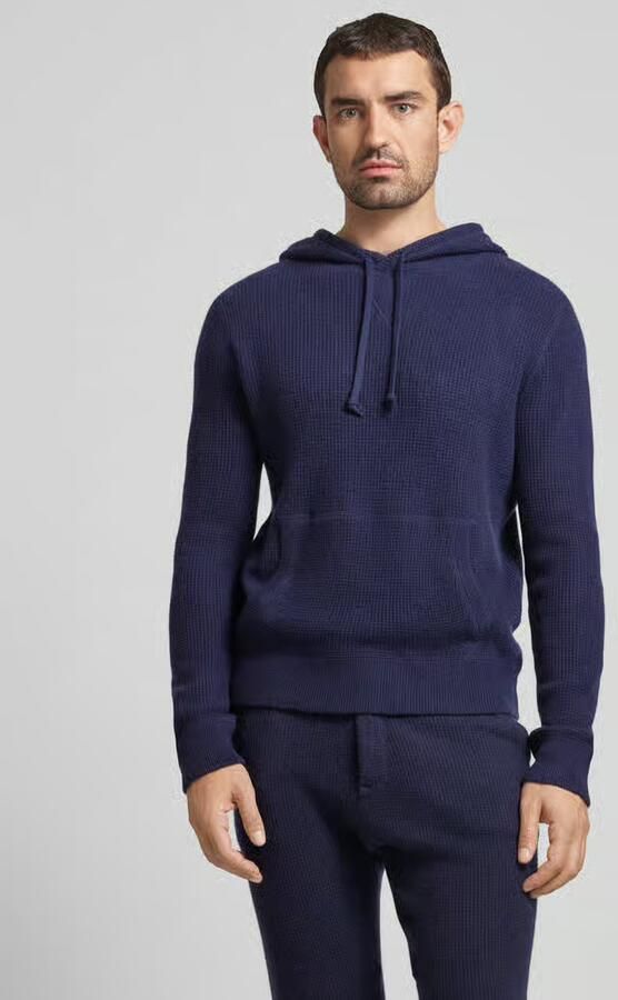 Ralph Lauren Cashmere Navy Blue Hoodie Sweater Blue Heren - Foto 3