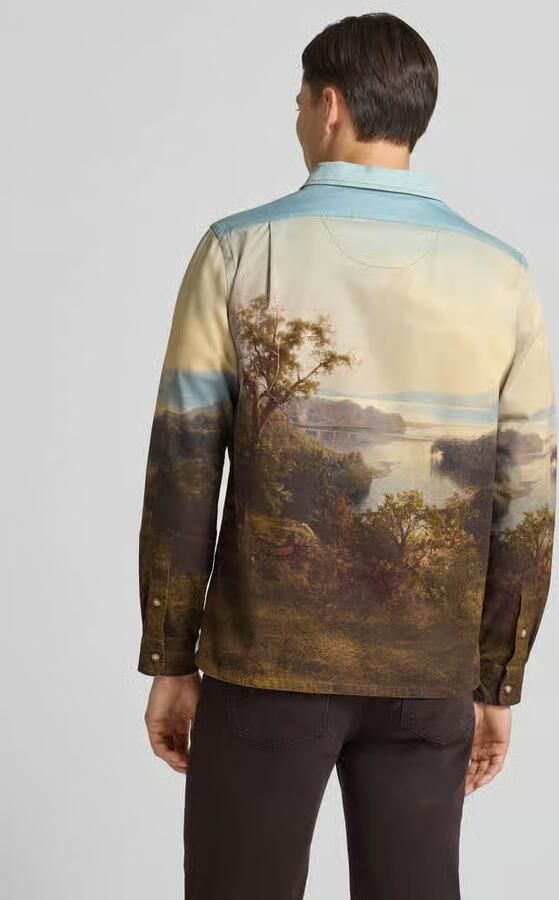 Polo Ralph Lauren Klassiek fit vrijetijdsoverhemd in all-over look - Foto 2