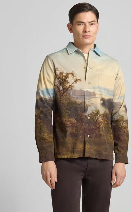 Polo Ralph Lauren Klassiek fit vrijetijdsoverhemd in all-over look - Foto 3