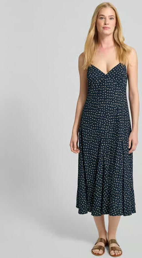 Polo Ralph Lauren Knielange jurk met afgeronde V-hals