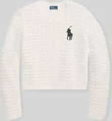 Polo Ralph Lauren Kort gebreid jack van puur katoen