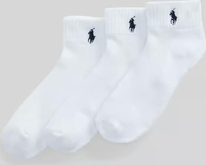 Polo Ralph Lauren Korte sokken van katoenmix in een set van 3 paar