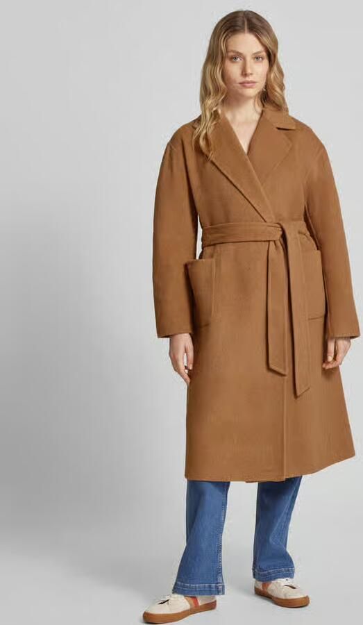 Polo Ralph Lauren Lange jas met reverskraag en strikceintuur - Foto 2