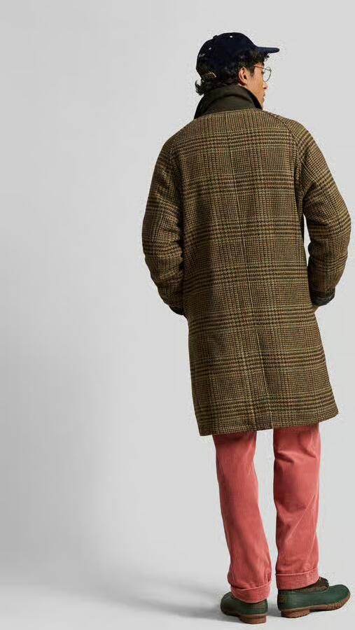Polo Ralph Lauren Lange jas van wol met labelpatch - Foto 2