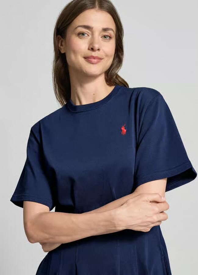 Polo Ralph Lauren Licht uitlopende sweatjurk van puur katoen