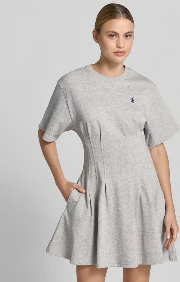 Polo Ralph Lauren Licht uitlopende sweatjurk van puur katoen - Foto 2