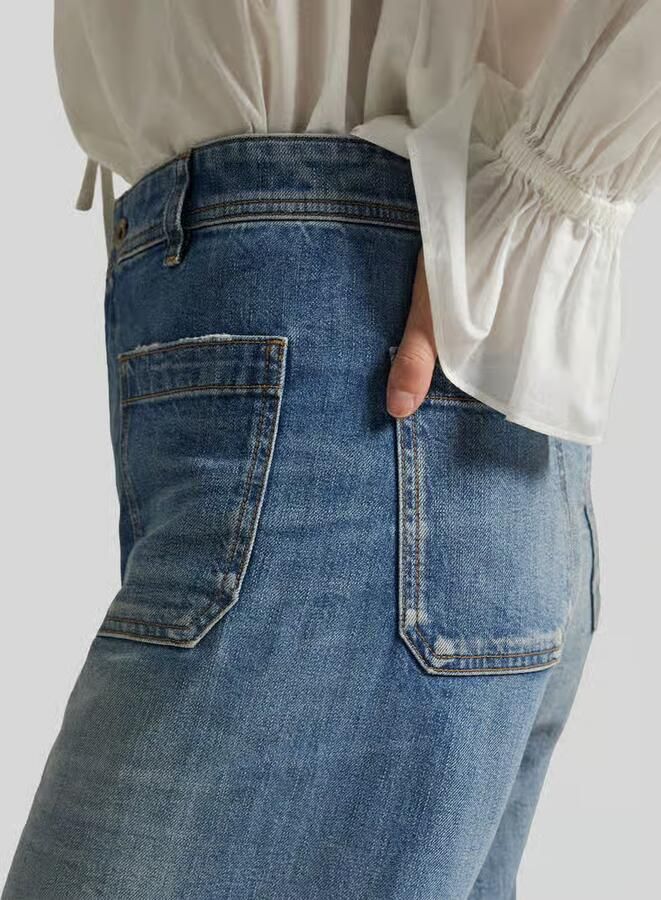 Polo Ralph Lauren loose fit jeans van katoenmix met opgestikte zakken - Foto 1