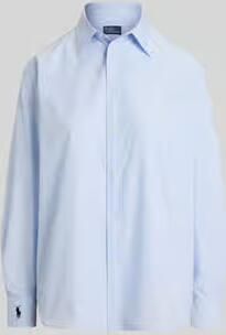 Polo Ralph Lauren Loose fit overhemdblouse van puur katoen - Foto 5