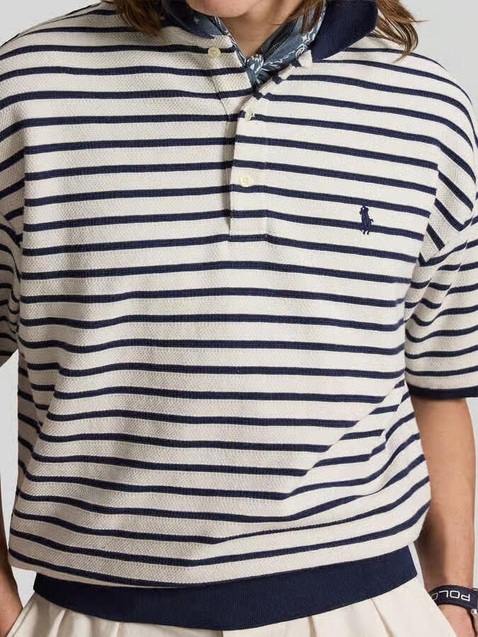 Polo Ralph Lauren loose fit poloshirt van katoenmix
