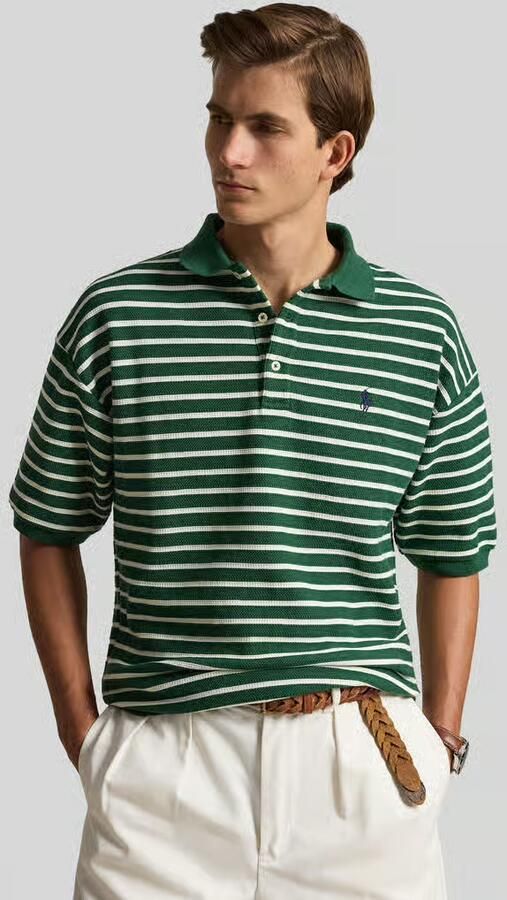 Polo Ralph Lauren loose fit poloshirt van katoenmix - Foto 3