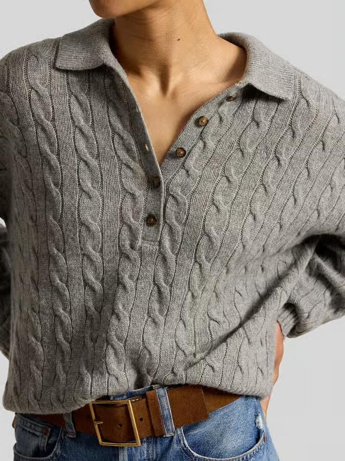 Polo Ralph Lauren Loose fit pullover van wol-mix met kasjmier-aandeel